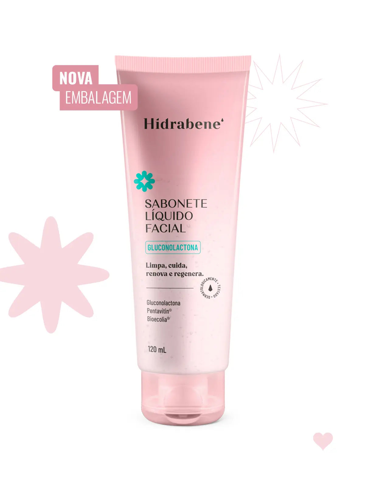 Hidrabene Sabonete facial com Gluconolactona