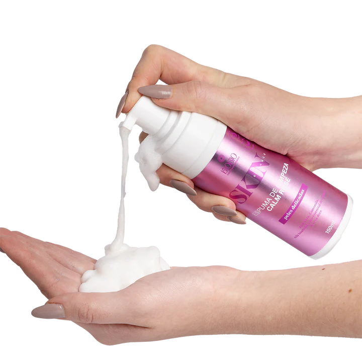 BioBio Espuma facial de limpeza Calm Rosé 100% Vegano