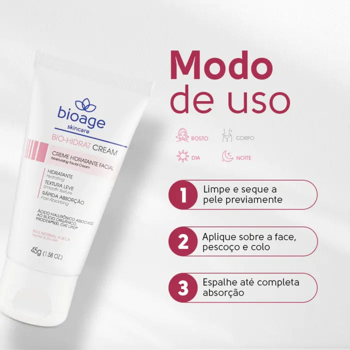 Bioage Bio-Hidrat Creme Hidratante Facial - 45g
