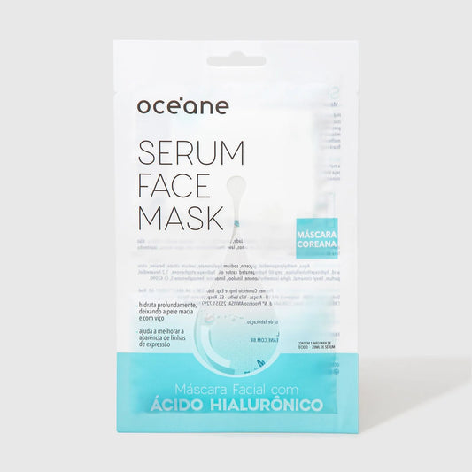 Sérum Face Mask by Océane - Máscara Facial com Ácido Hialurônico
