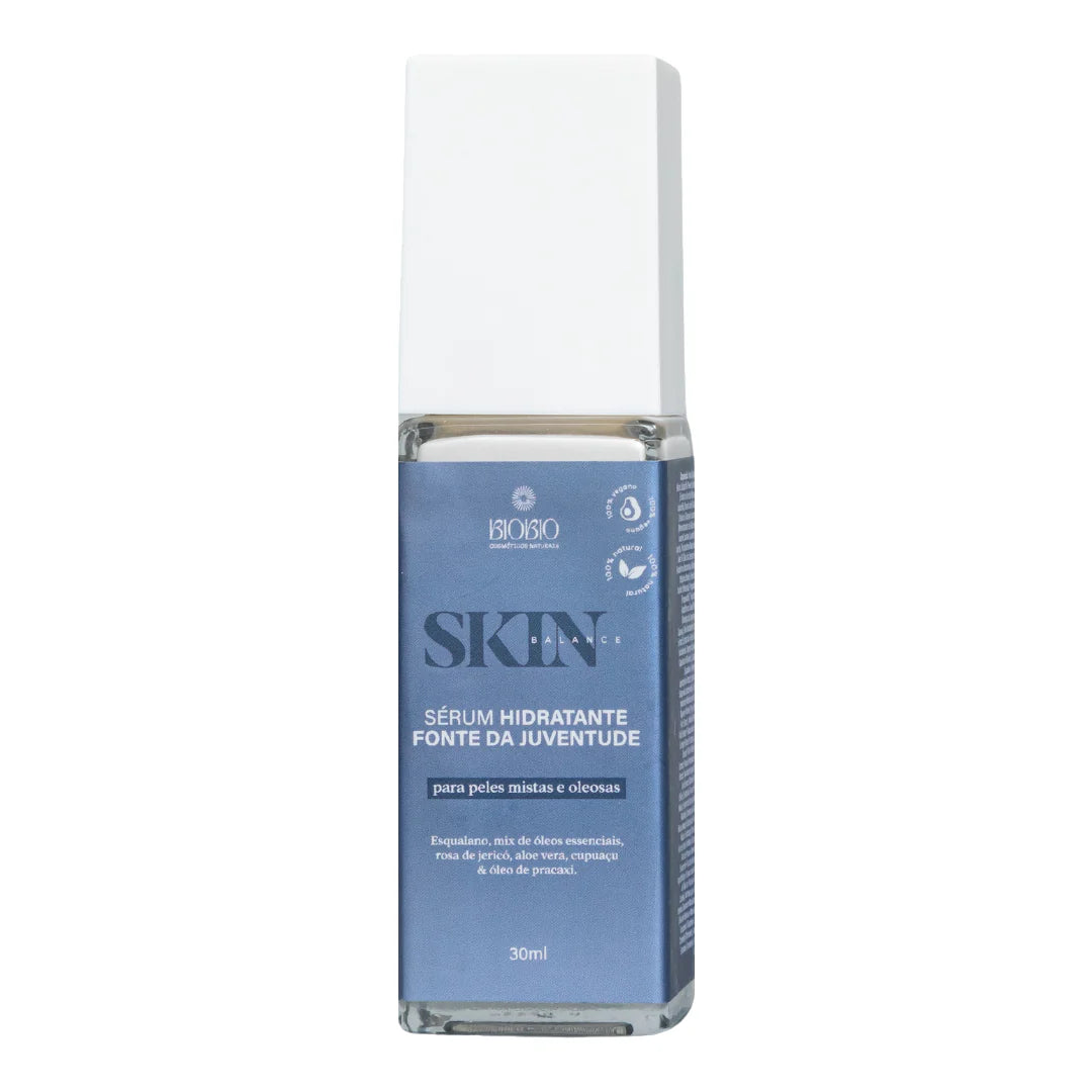 BioBio Sérum Fonte da Juventude 100% Natural peles mistas a oleosas