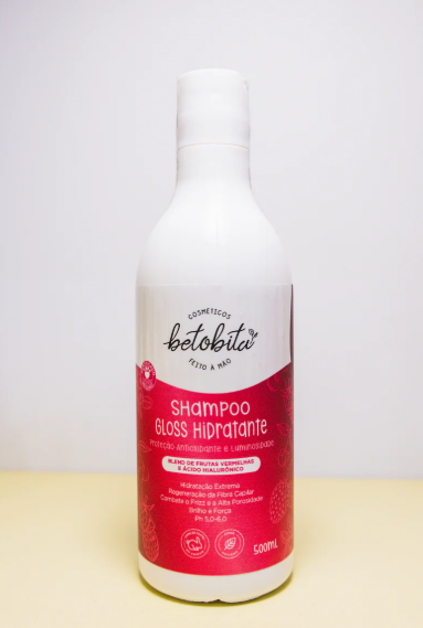 BetoBita Shampoo Gloss Hidratante 100% Vegano