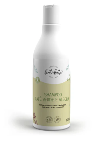BetoBita Shampoo Café verde e alecrim 100% Vegano