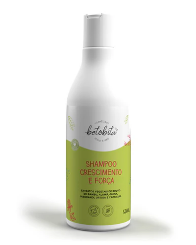 BetoBita Shampoo crescimento e força 100% Vegano