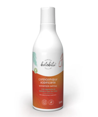 BetoBita Condicionador acidificante restauração nutritiva 100%Vegano