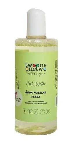 Twoone Onetwo Água Micelar Detox Angico Branco Natural e 100% Vegana