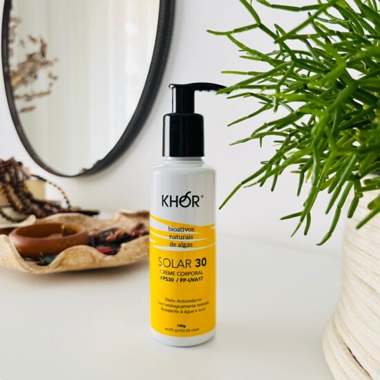 Protetor Solar Natural FPS30 KHOR – 140g (pump - pele seca)
