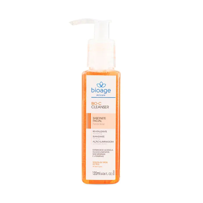 Bioage Bio-C Cleanser Sabonete Facial com Vitamina C