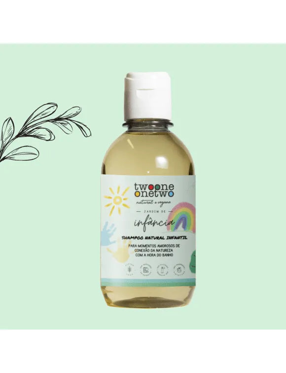 Twoone Onetwo Shampoo Natural Infantil  Natural e 100% Vegano
