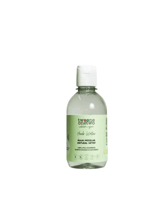 Twoone Onetwo Água Micelar Detox Angico Branco Natural e 100% Vegana