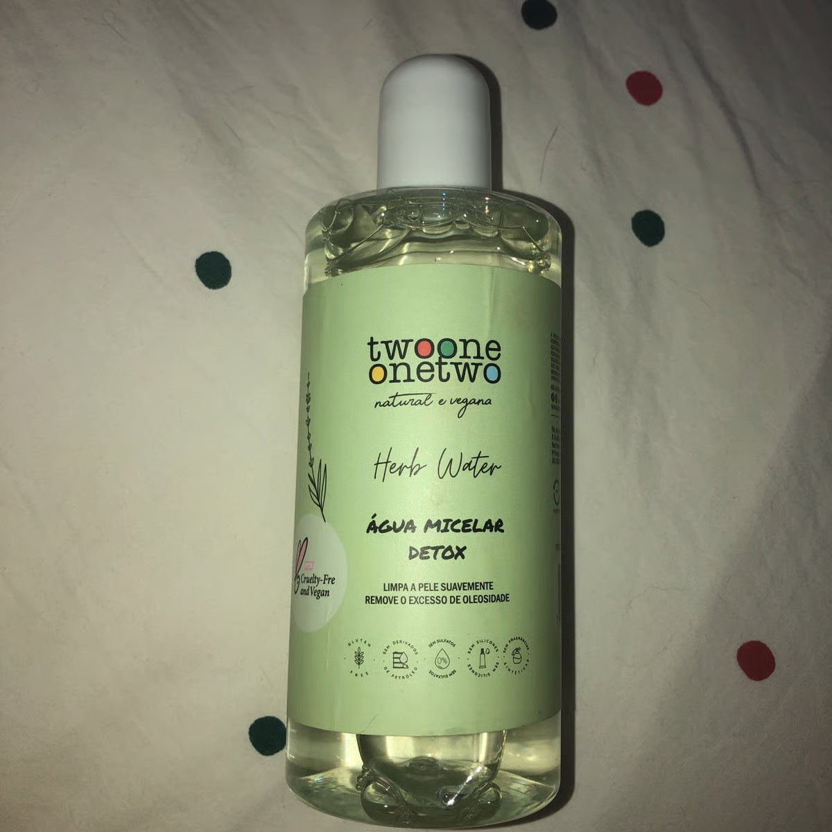 Twoone Onetwo Água Micelar Detox Angico Branco Natural e 100% Vegana